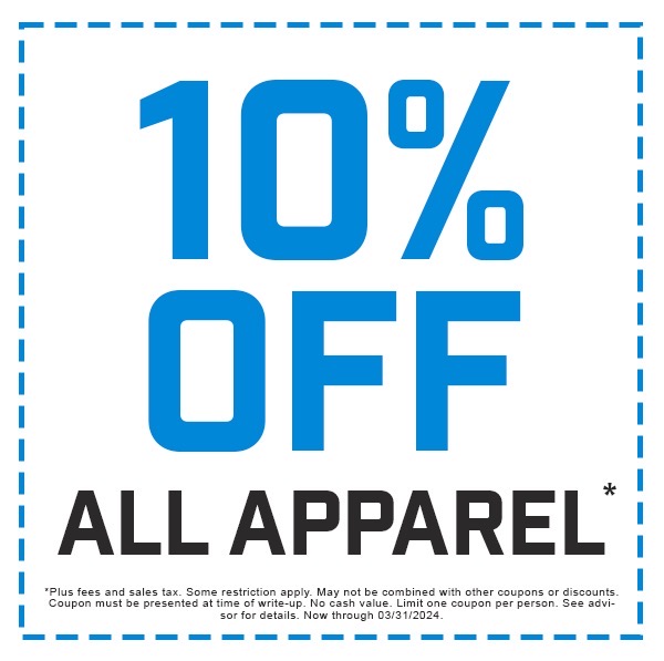 10% Off All Apparel